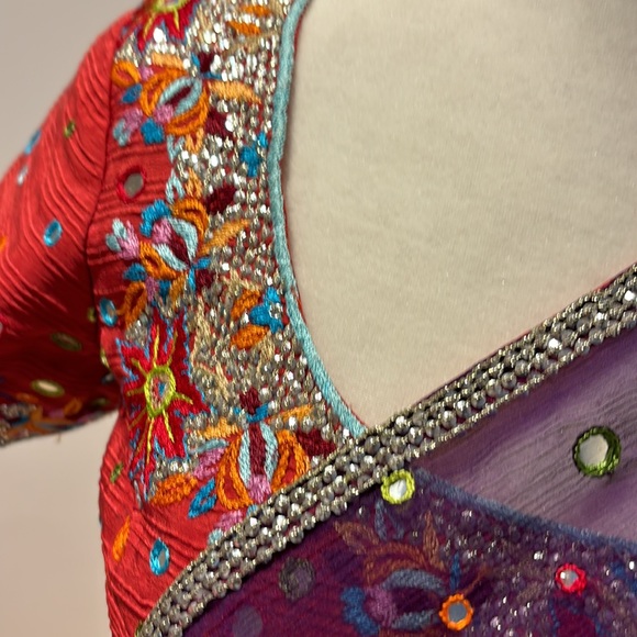 Rabani & Rakha sari NWOT - Picture 2 of 8